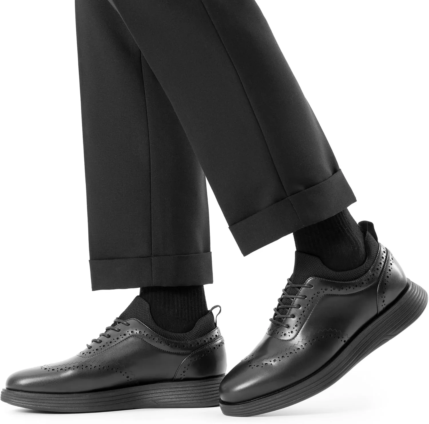 Bruno Marc Men's MaxFlex Dress Sneakers Oxfords Casual Wingtip Brogue Shoes