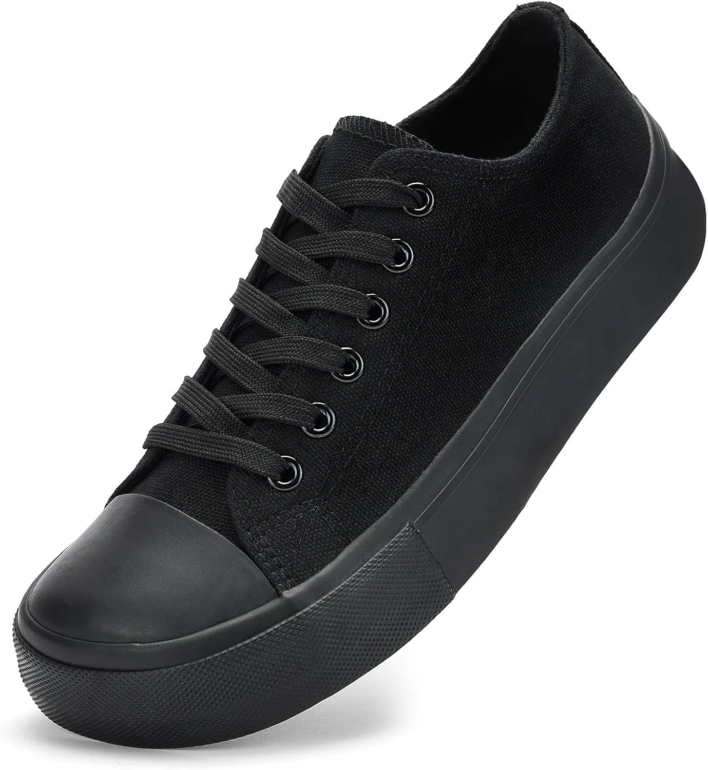 Canvas Shoes for Women Classic Fashion Sneakers Lace Up Low Top Canvas Casual Sneakers Lightweight Breathable Comfort Wide Toe Shoes