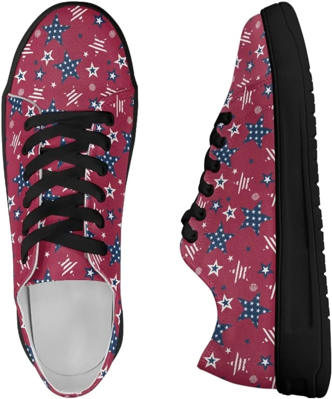 Canvas Shoes for Women Classic Fashion Sneakers Lace Up Low Top Casual Lightweight Breathable Sneakers Wide Toe Shoes