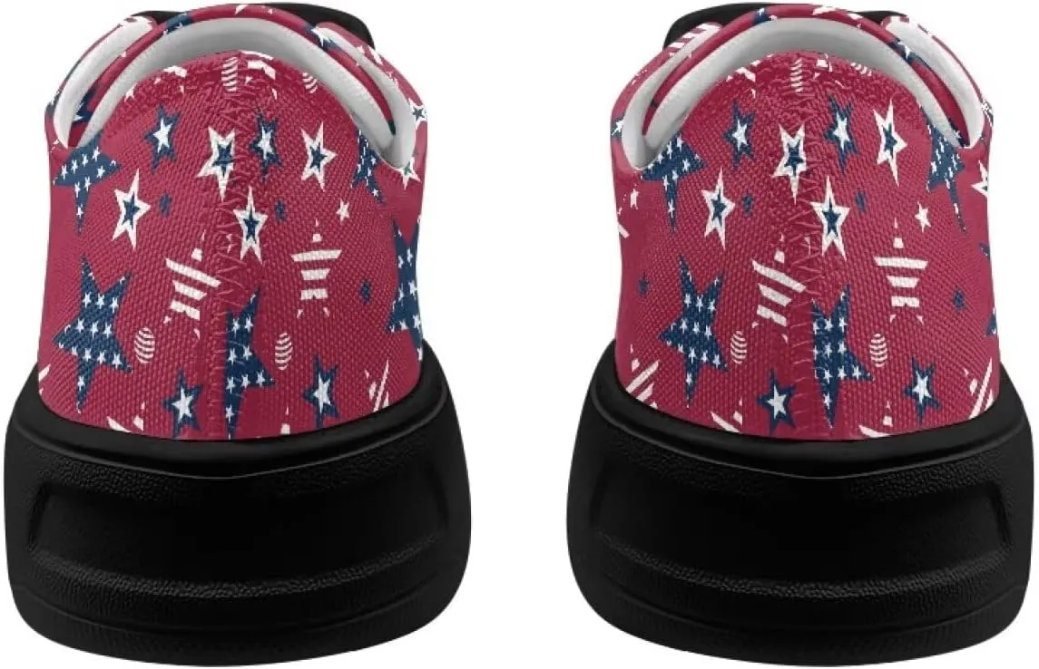Canvas Shoes for Women Classic Fashion Sneakers Lace Up Low Top Casual Lightweight Breathable Sneakers Wide Toe Shoes