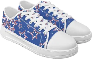 Canvas Shoes for Women Classic Mesh Breathable Lightweight Non-Slip Sneakers Slip On Tennis Walking Shoes US 5.5-13.5