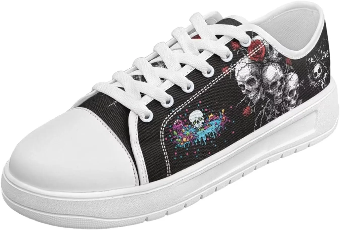 Canvas Shoes for Women Classic Mesh Breathable Lightweight Non-Slip Sneakers Slip On Tennis Walking Shoes US 5.5-13.5