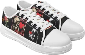 Canvas Shoes for Women Classic Mesh Breathable Lightweight Non-Slip Sneakers Slip On Tennis Walking Shoes US 5.5-13.5