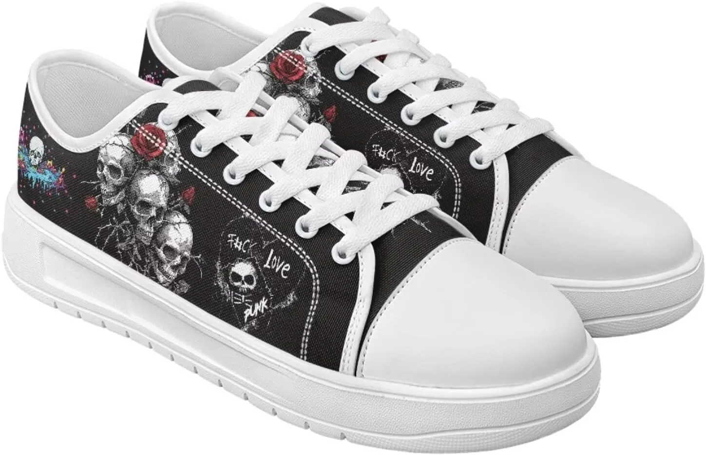Canvas Shoes for Women Classic Mesh Breathable Lightweight Non-Slip Sneakers Slip On Tennis Walking Shoes US 5.5-13.5