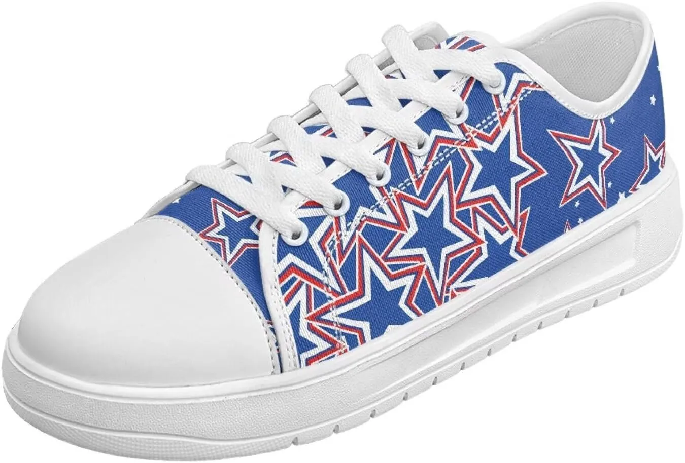 Canvas Shoes for Women Classic Mesh Breathable Lightweight Non-Slip Sneakers Slip On Tennis Walking Shoes US 5.5-13.5