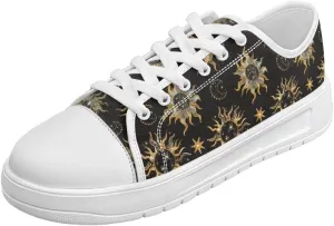Canvas Shoes for Women Low Top Lace Up Tennis Shoes Girls Fashion Comfortable Sneakers Classic Casual Sneakers