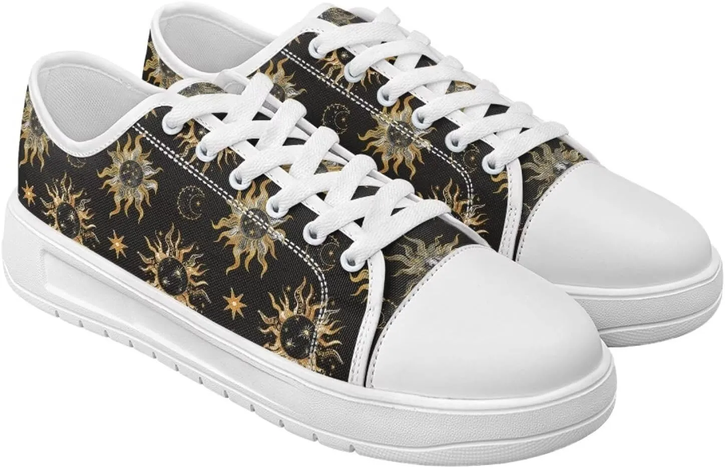 Canvas Shoes for Women Low Top Lace Up Tennis Shoes Girls Fashion Comfortable Sneakers Classic Casual Sneakers