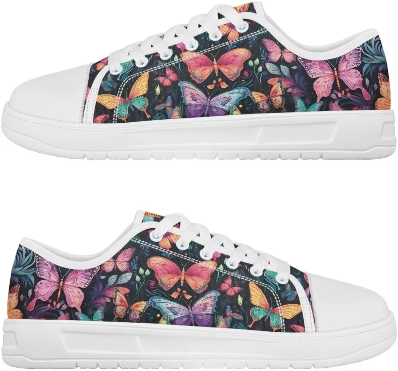 Canvas Shoes for Women Low Top Sneakers Girls Fashion Shoes Classic Comfortable Tennis Lace up Canvas Sneakers