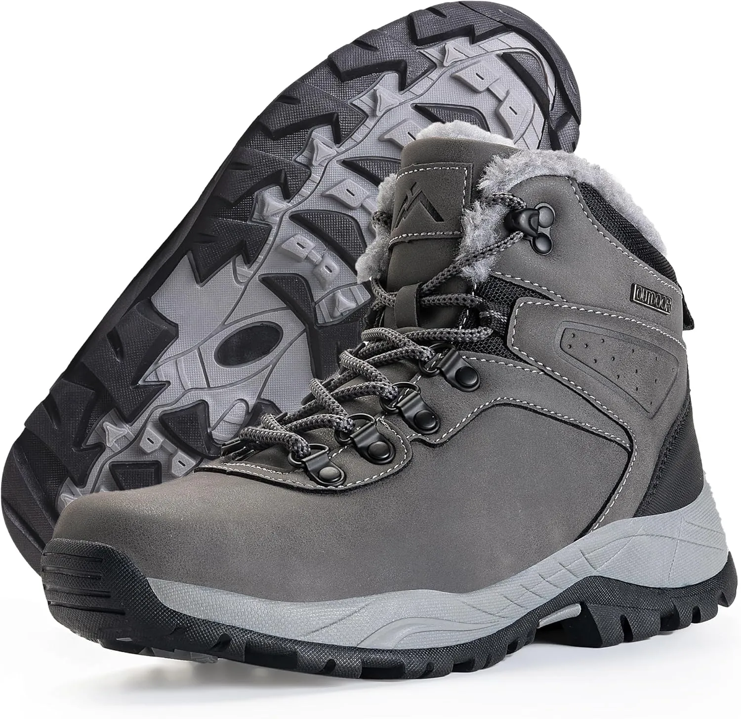 CC-Los Waterproof Winter Snow Boots for Women – Warm Outdoor Hiking Booties, Ladies' Work Shoes