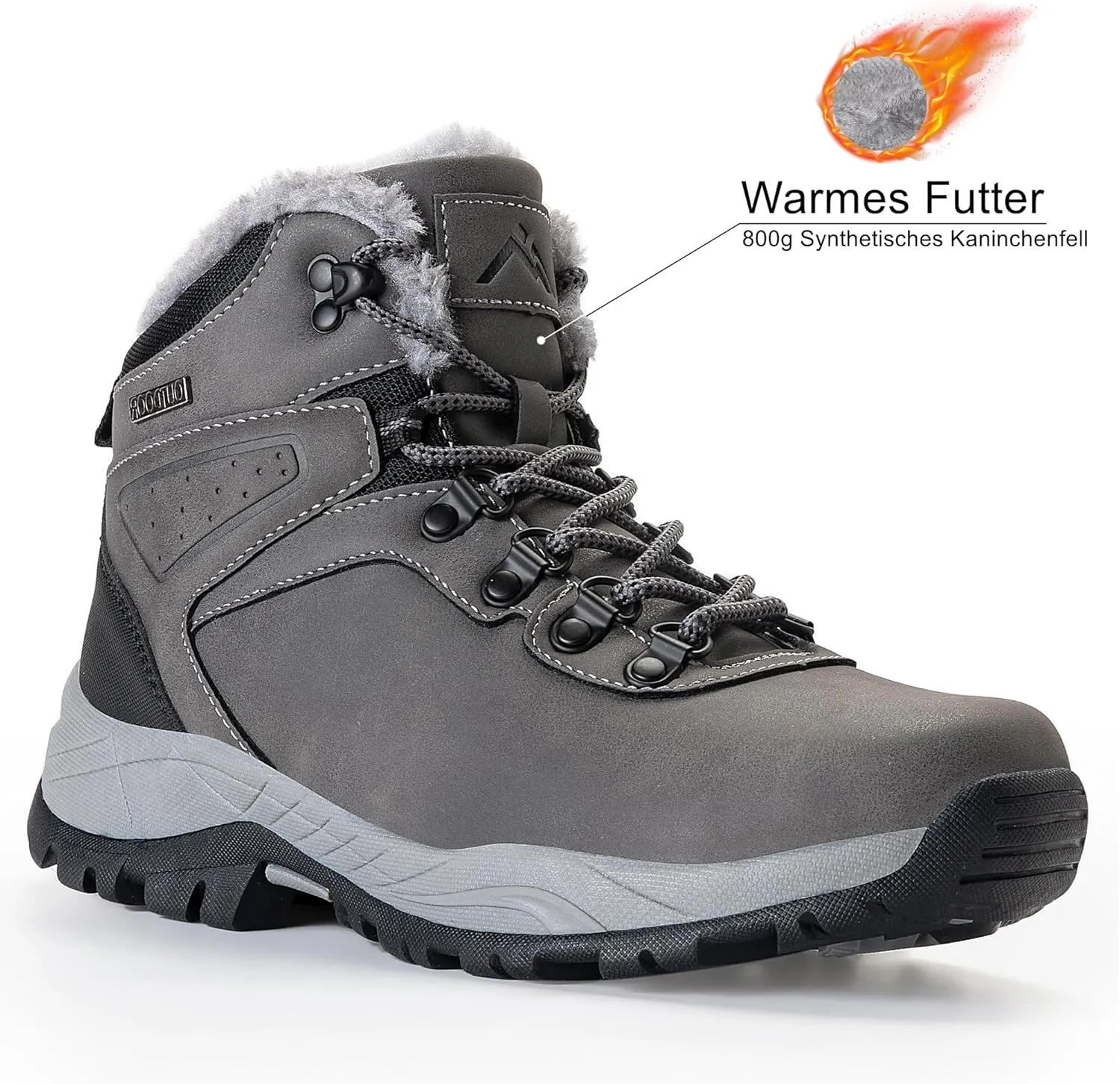 CC-Los Waterproof Winter Snow Boots for Women – Warm Outdoor Hiking Booties, Ladies' Work Shoes