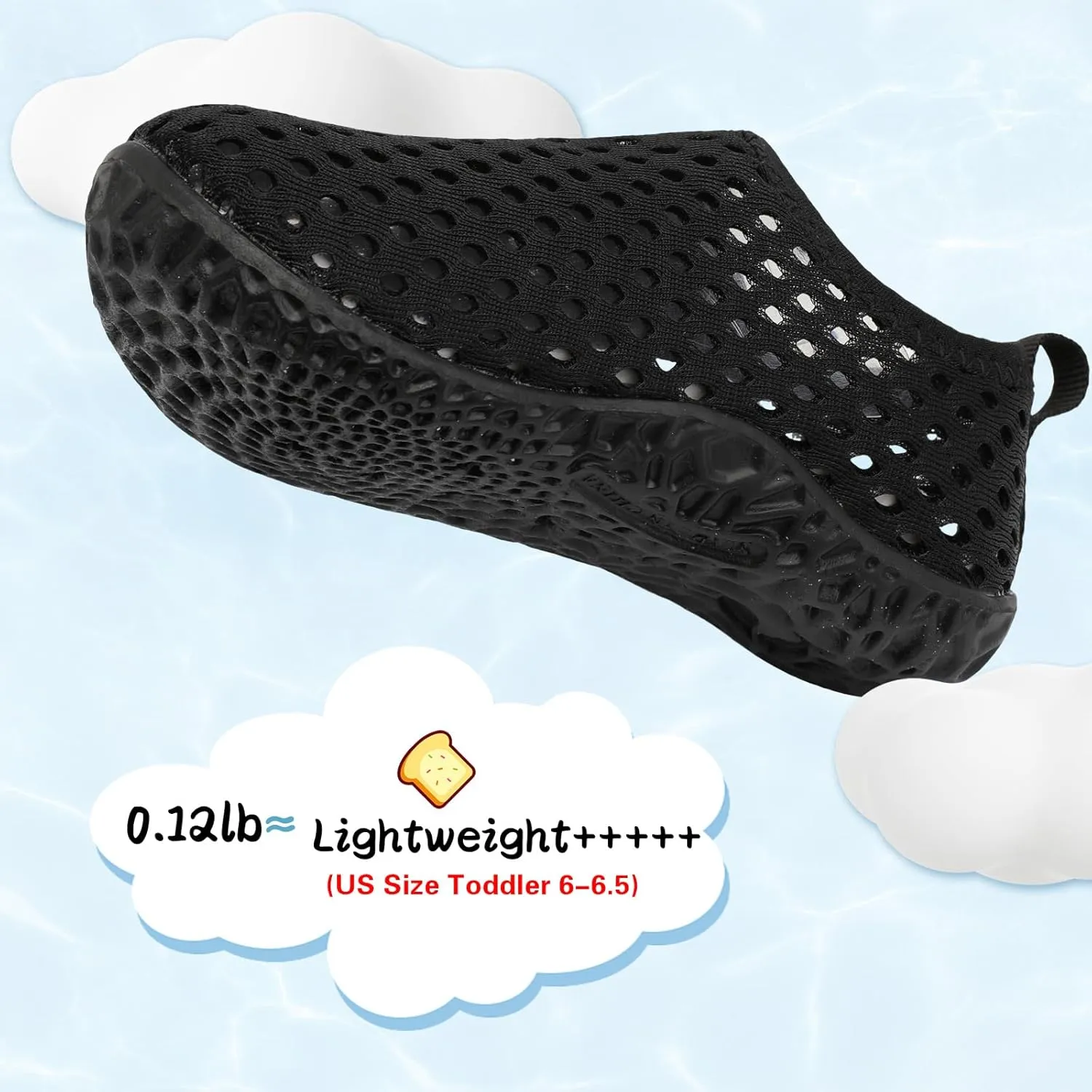 Centipede Demon Toddler Water Shoes for Girls Boys Kids Barefoot Swim Beach Aqua Socks Summer Sandals Breathable Quick Dry for Outdoor Water Sports Pool River
