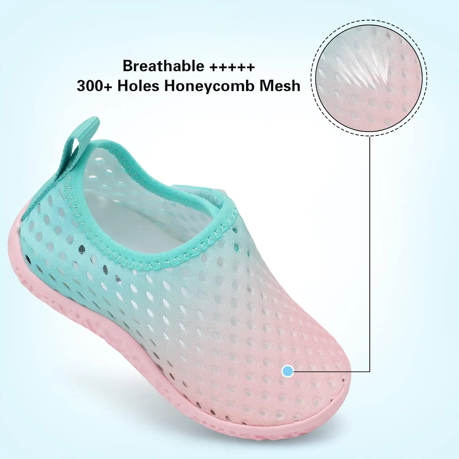 Centipede Demon Toddler Water Shoes for Girls Boys Kids Barefoot Swim Beach Aqua Socks Summer Sandals Breathable Quick Dry for Outdoor Water Sports Pool River