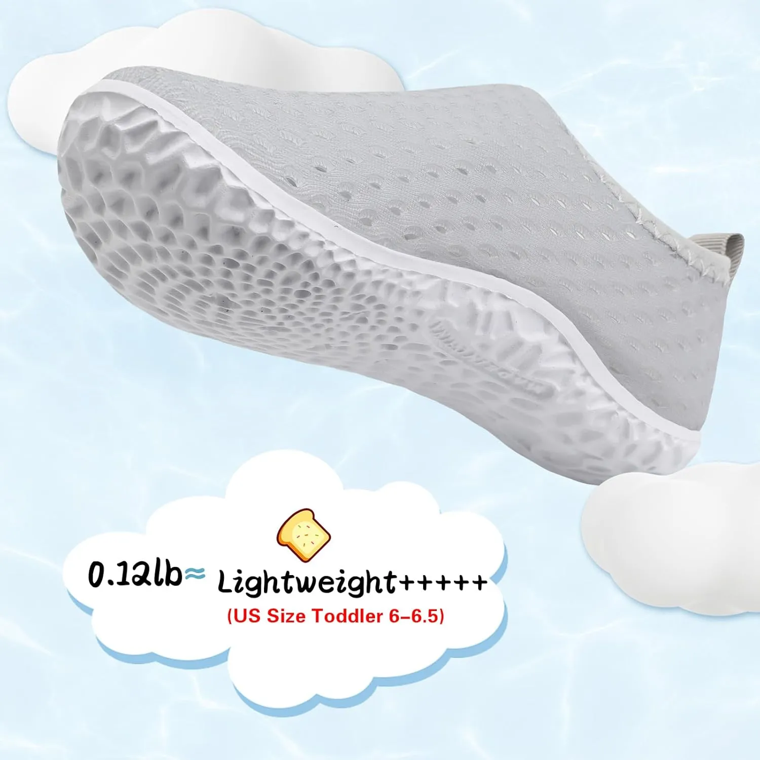 Centipede Demon Toddler Water Shoes for Girls Boys Kids Barefoot Swim Beach Aqua Socks Summer Sandals Breathable Quick Dry for Outdoor Water Sports Pool River