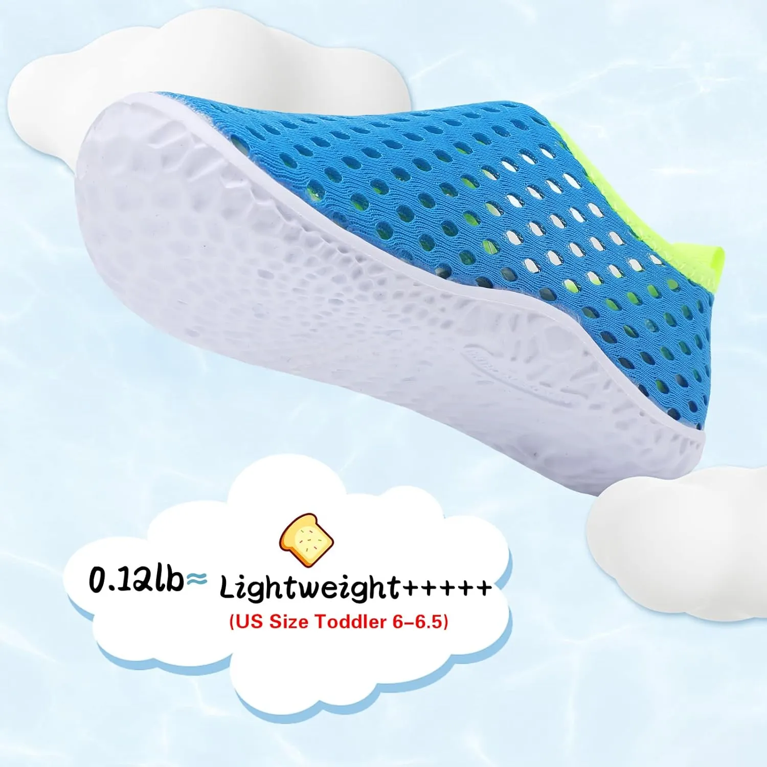 Centipede Demon Toddler Water Shoes for Girls Boys Kids Barefoot Swim Beach Aqua Socks Summer Sandals Breathable Quick Dry for Outdoor Water Sports Pool River