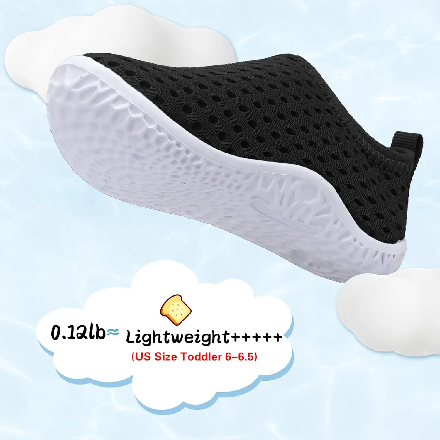 Centipede Demon Toddler Water Shoes for Girls Boys Kids Barefoot Swim Beach Aqua Socks Summer Sandals Breathable Quick Dry for Outdoor Water Sports Pool River