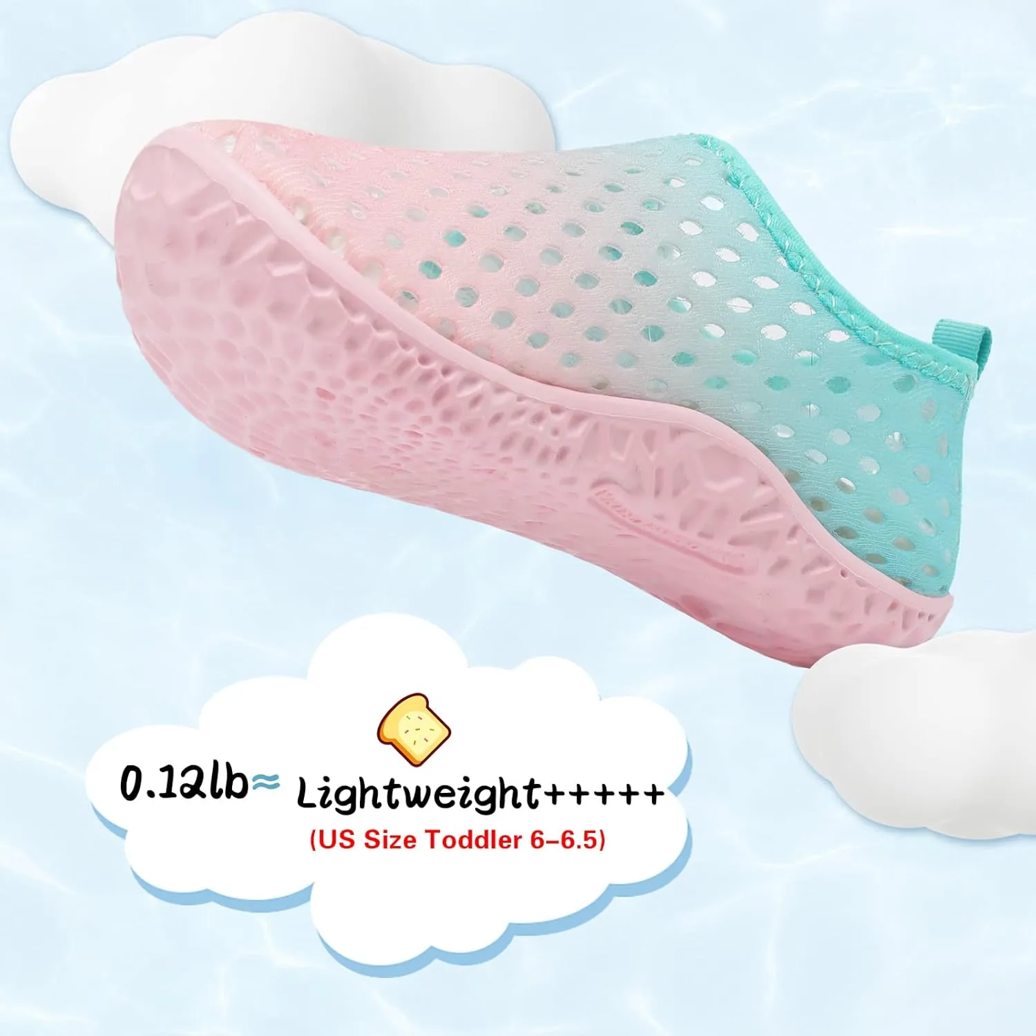 Centipede Demon Toddler Water Shoes for Girls Boys Kids Barefoot Swim Beach Aqua Socks Summer Sandals Breathable Quick Dry for Outdoor Water Sports Pool River