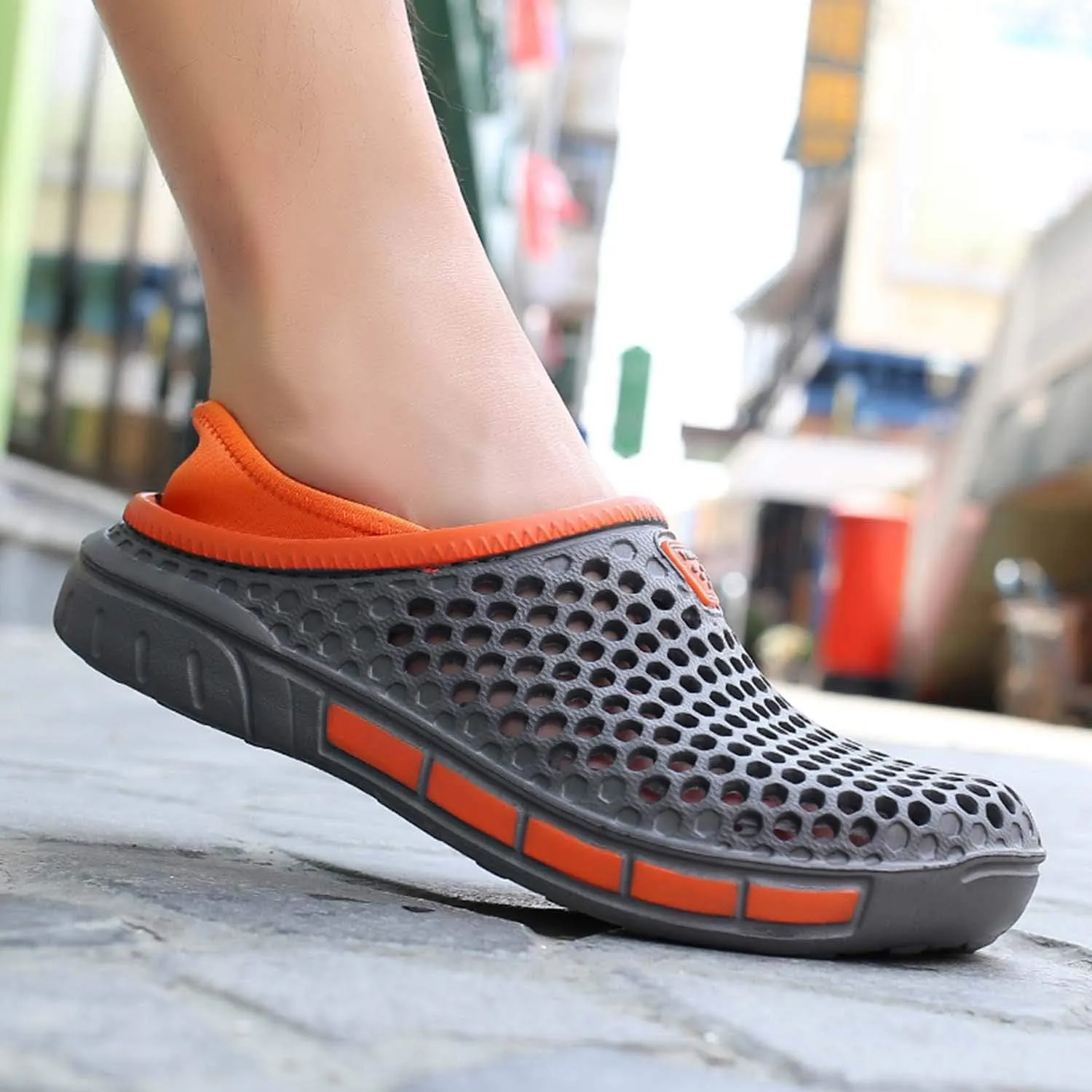 CERYTHRINA Men's Slippers Womens Lightweight Breathable Water Shoes Garden Clogs Sandals Unisex