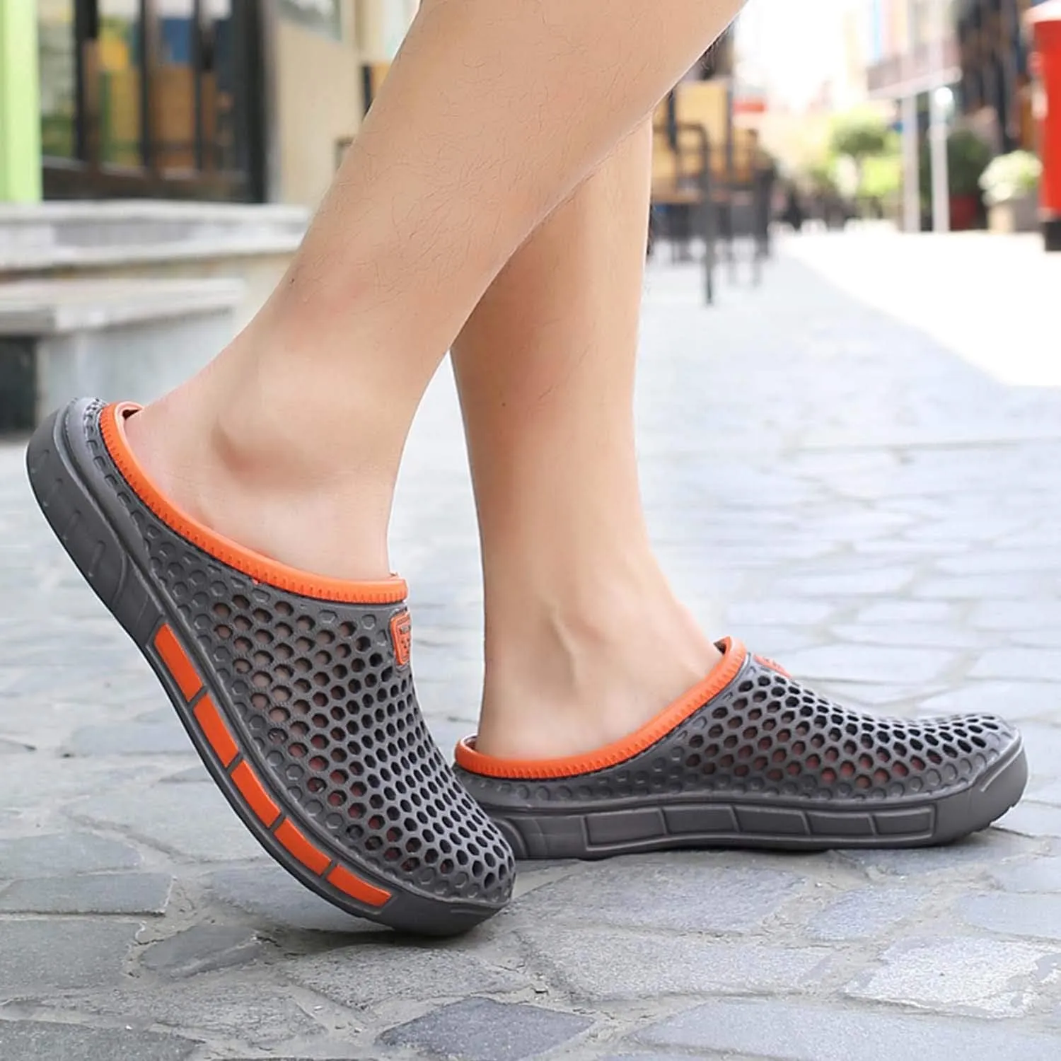 CERYTHRINA Men's Slippers Womens Lightweight Breathable Water Shoes Garden Clogs Sandals Unisex
