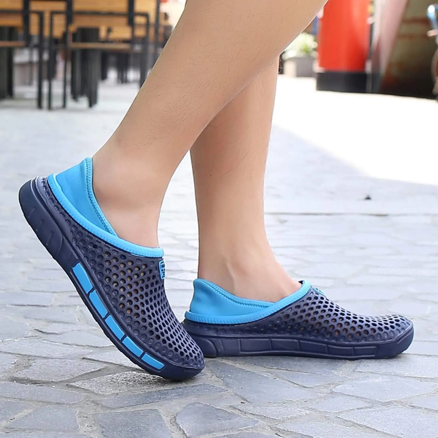 CERYTHRINA Men's Slippers Womens Lightweight Breathable Water Shoes Garden Clogs Sandals Unisex