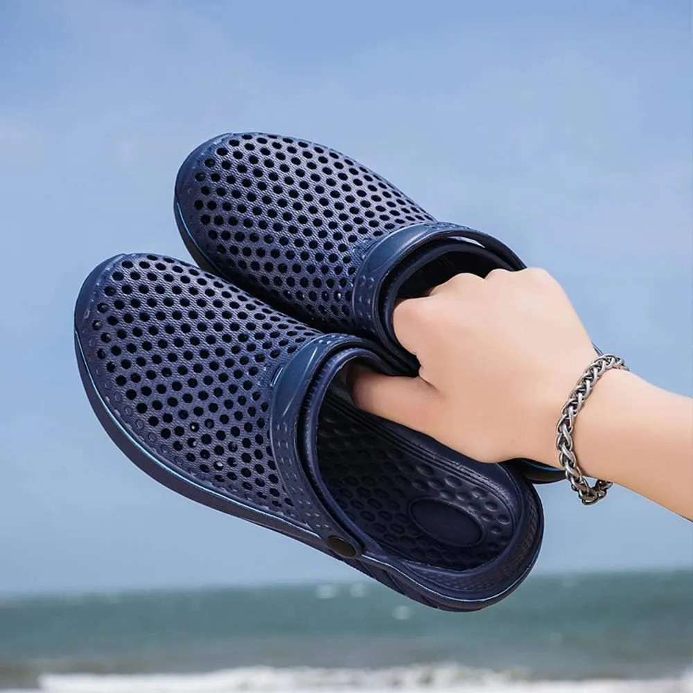 CERYTHRINA Men's Slippers Womens Lightweight Breathable Water Shoes Garden Clogs Sandals Unisex
