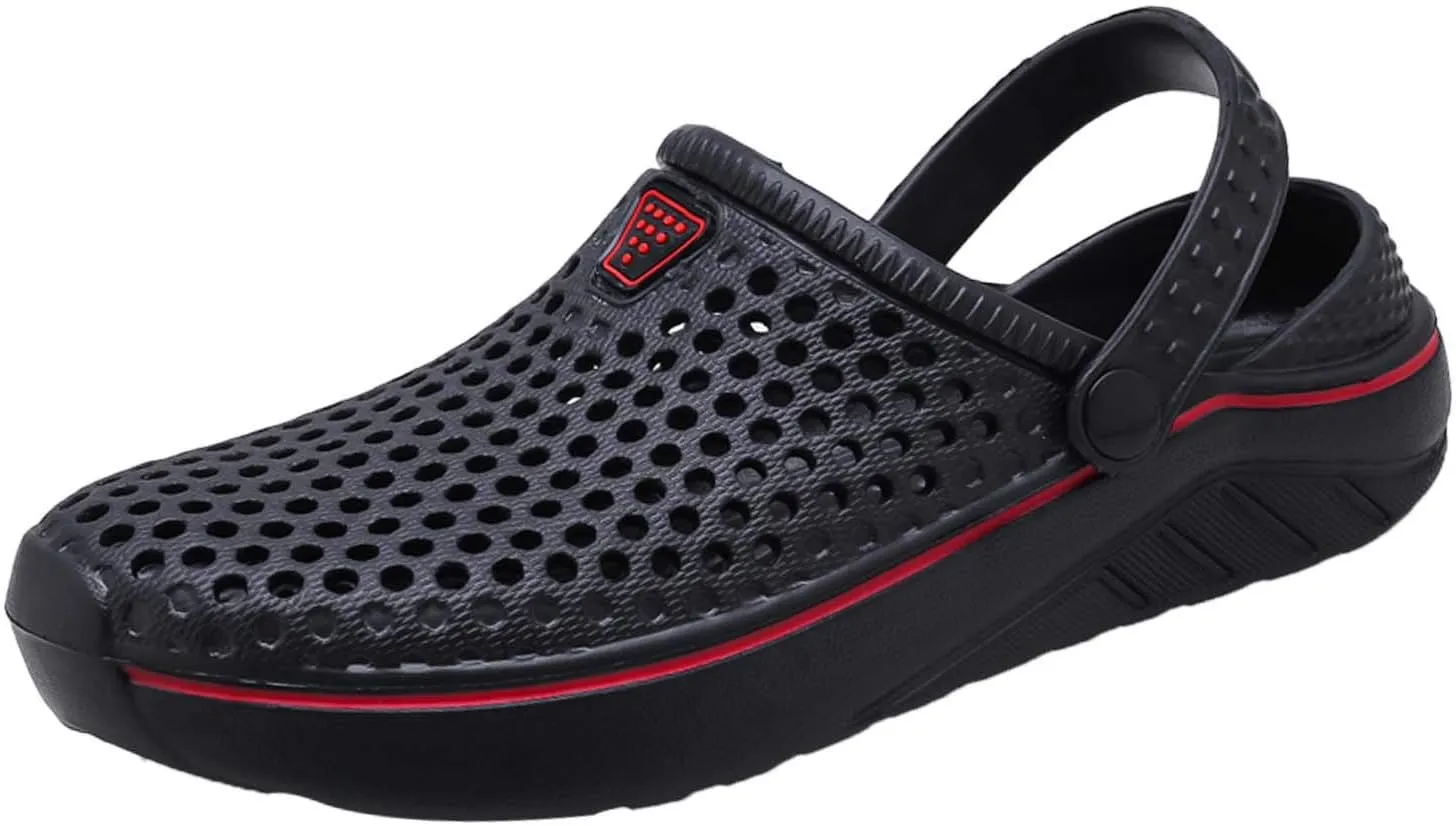 CERYTHRINA Men's Slippers Womens Lightweight Breathable Water Shoes Garden Clogs Sandals Unisex