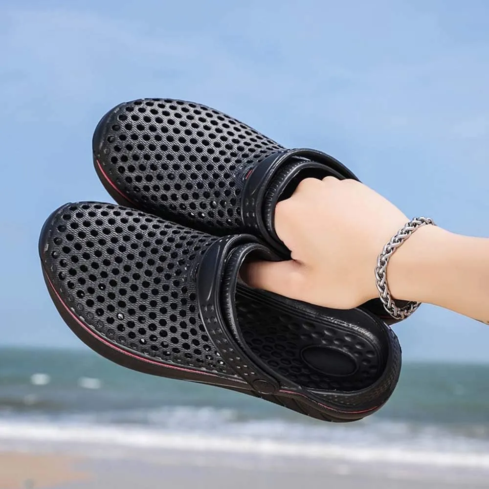CERYTHRINA Men's Slippers Womens Lightweight Breathable Water Shoes Garden Clogs Sandals Unisex