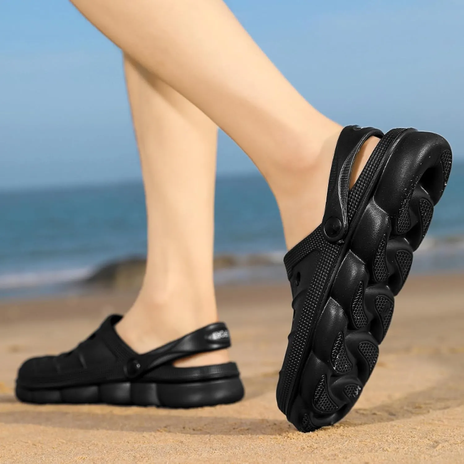 CERYTHRINA Unisex Adult Clogs Herren Damen Leichte Eva rutschfest Lüftung Sommer Mode Sandalen Weiche Sohle Gartenschuhe Beach Aqua Slippers