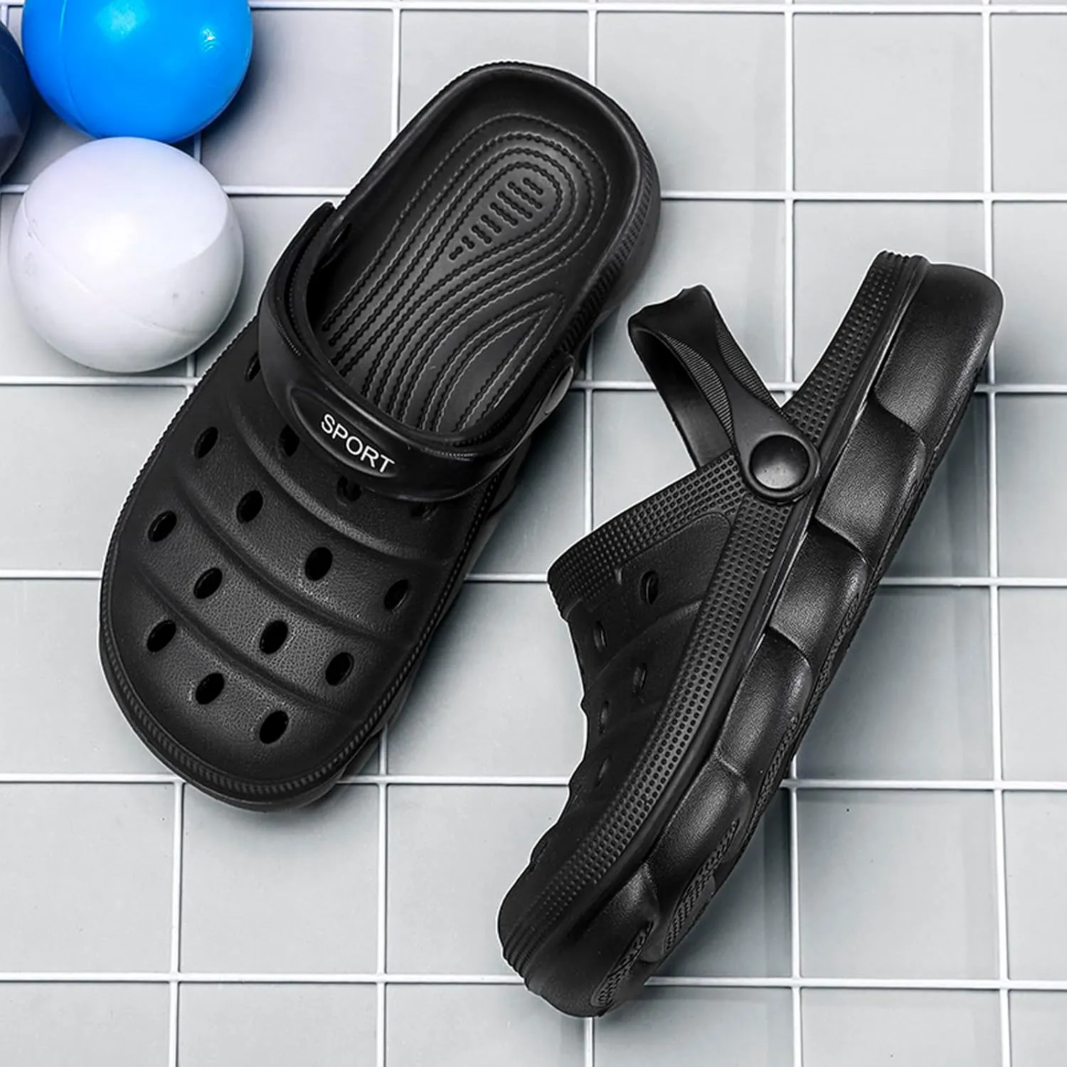 CERYTHRINA Unisex Adult Clogs Herren Damen Leichte Eva rutschfest Lüftung Sommer Mode Sandalen Weiche Sohle Gartenschuhe Beach Aqua Slippers