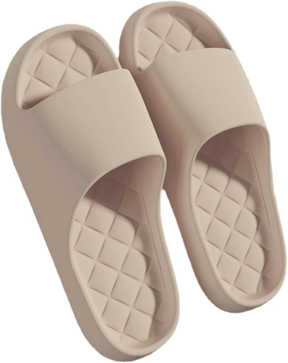 Checkered Home Slippers Slides for Women Men Indoor Bathroom Slippers Thickened Sole Shower Slippers Non-Slip Soft Sole House Shoes Outdoors Beach Slippers Summer Sandals