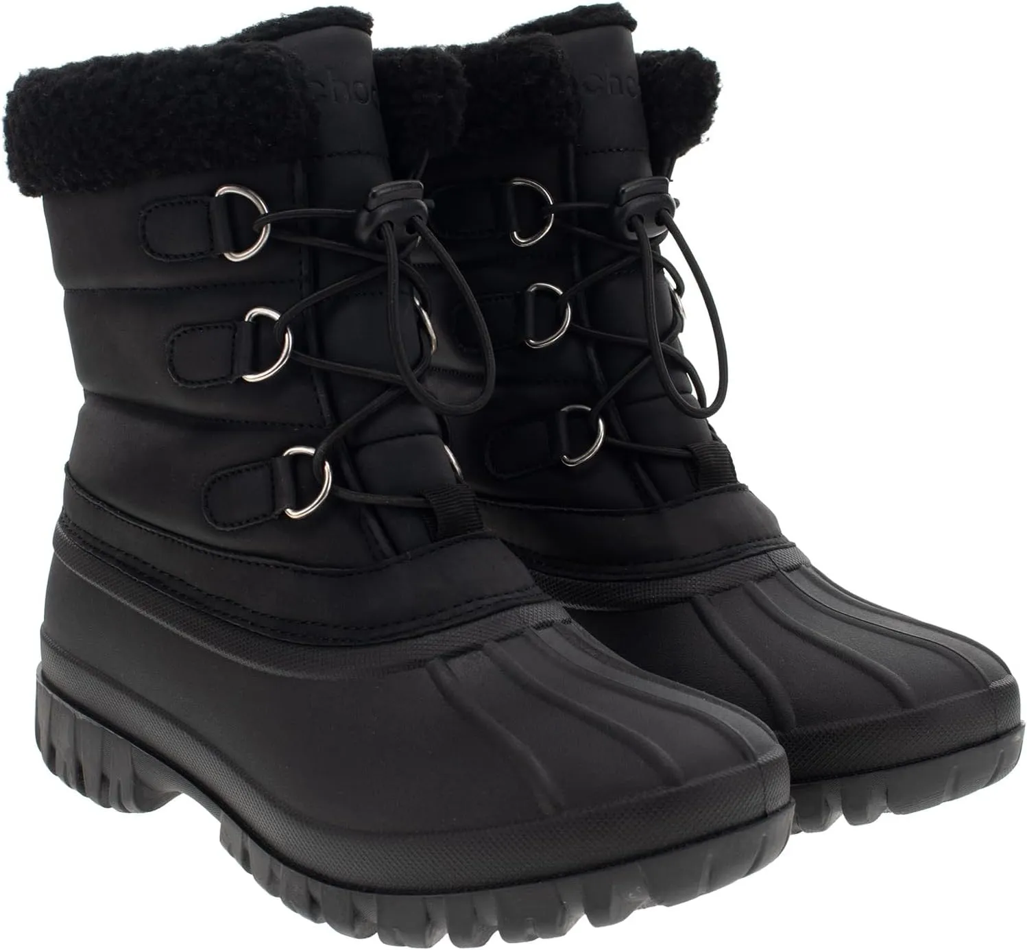 Chooka Women's Warm Insulated Plush Lined Waterproof Mid Calf Winter Snow Boots
