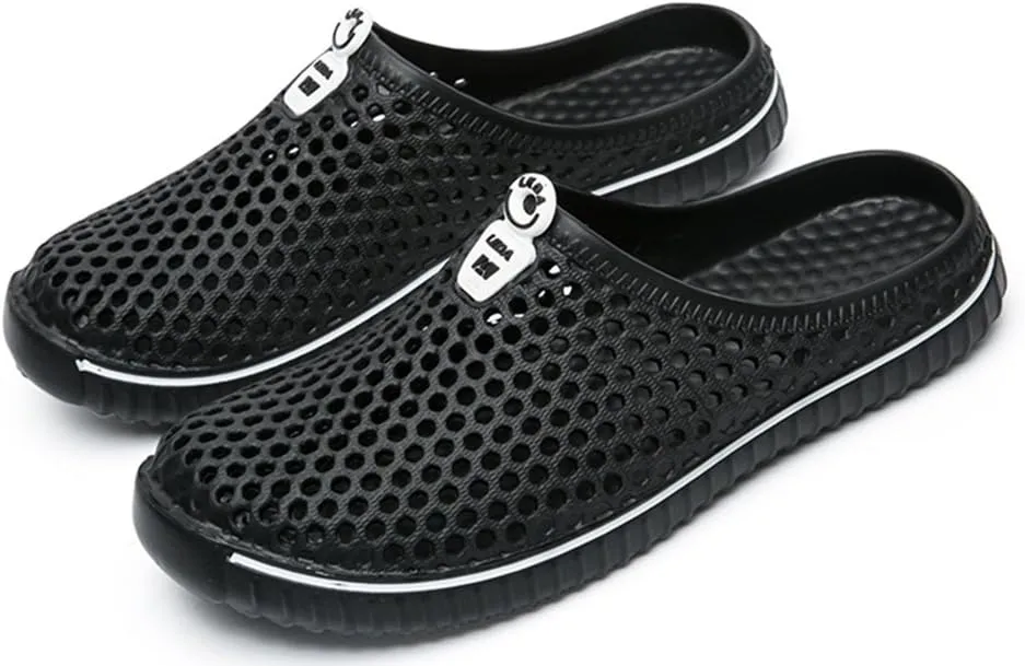 clapzovr Unisex Garden Clogs Slippers Water Sandals Shower Beach Shoes Leightweight Men