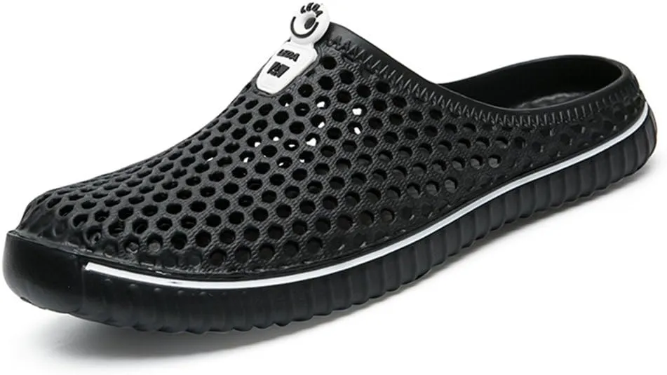 clapzovr Unisex Garden Clogs Slippers Water Sandals Shower Beach Shoes Leightweight Men