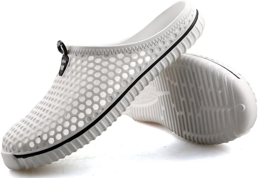 clapzovr Unisex Garden Clogs Women Men Water Shoes Slippers Comfy Sandals Shower Beach Shoes Ultralight