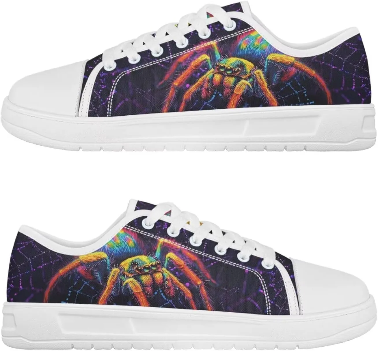 Classic Fashion Sneakers Canvas Shoes for Women Lace Up Low Top Canvas Casual Sneakers Lightweight Breathable Wide Toe Shoes