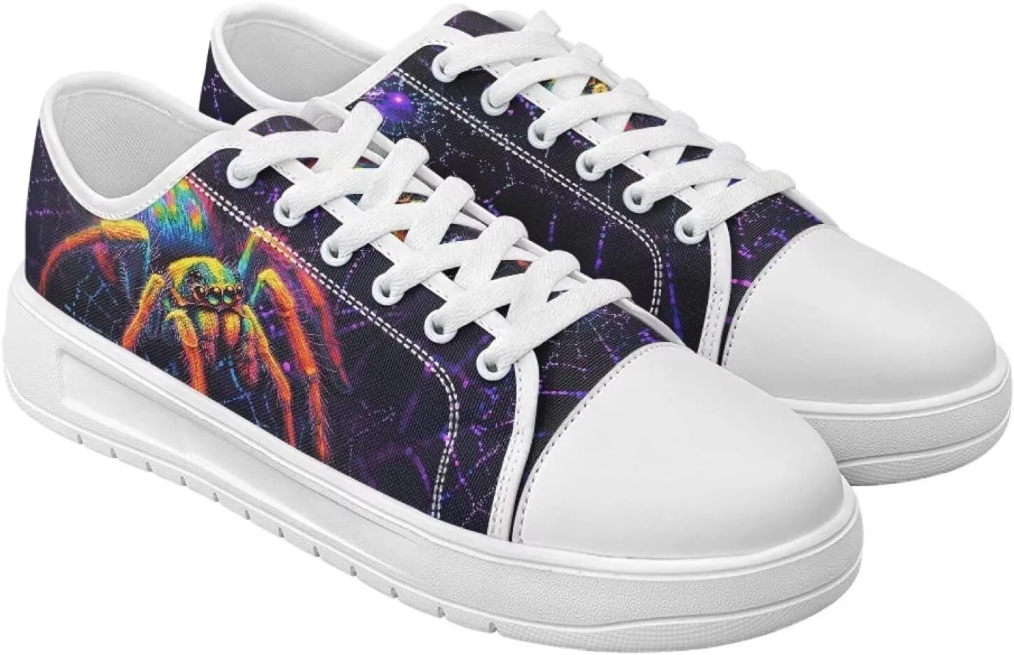 Classic Fashion Sneakers Canvas Shoes for Women Lace Up Low Top Canvas Casual Sneakers Lightweight Breathable Wide Toe Shoes