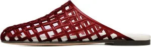 Clear Jelly Shoes for Women Slip on Jelly Mesh Slides Comfortable Closed Toe Flats Sandals Summer Beach Slippers.
