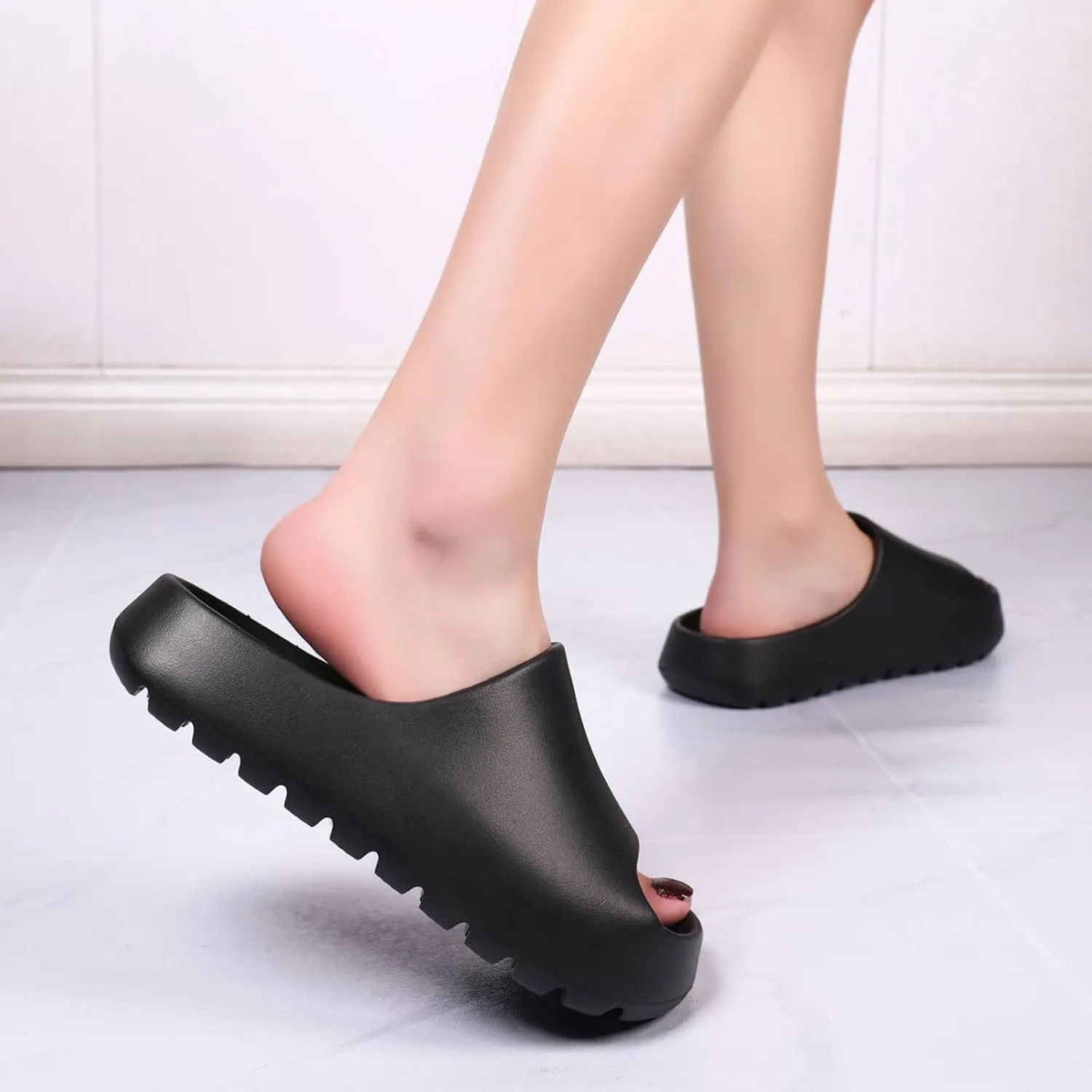 Cloud Slides for Men Women,House Slippers Unisex,Anti-slip Quickly Dry Shower Shoes,Sandals for Indoor & Outdoor,Spa,Gym,Pool
