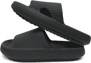 Cloud Slides for Women Men House Slide Sandals Shower Shoes Pillow Slippers Comfort Cushioned Recovery Shower Slipper Thick Sole Non-slip Quick Drying Pillow Shoes Cloud Slipper