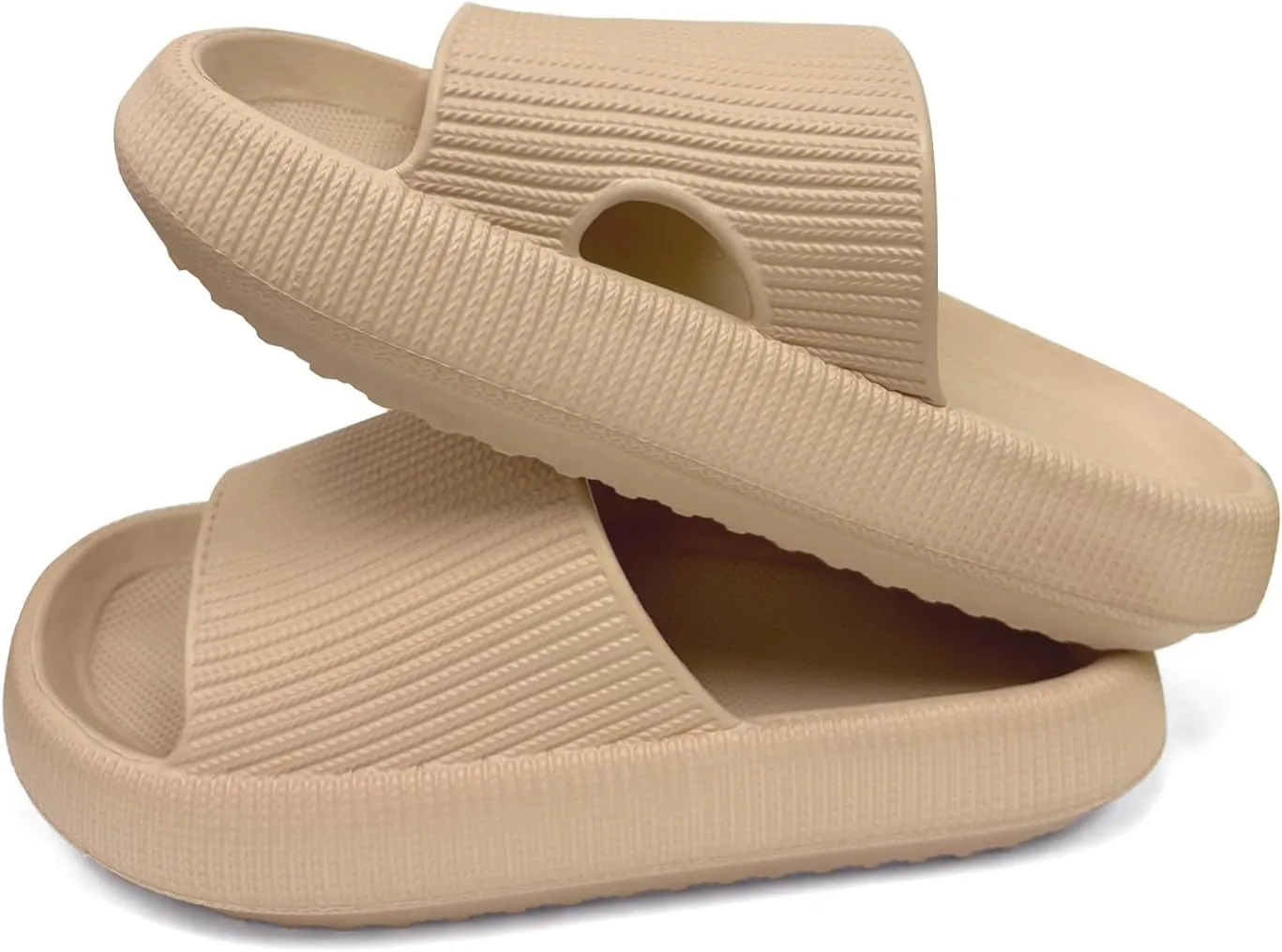 Cloud Slides for Women Men House Slide Sandals Shower Shoes Pillow Slippers Comfort Cushioned Recovery Shower Slipper Thick Sole Non-slip Quick Drying Pillow Shoes Cloud Slipper
