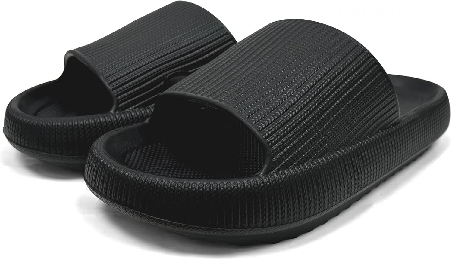 Cloud Slides for Women Men House Slide Sandals Shower Shoes Pillow Slippers Comfort Cushioned Recovery Shower Slipper Thick Sole Non-slip Quick Drying Pillow Shoes Cloud Slipper