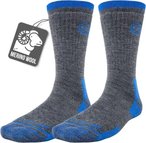 CloudLine - Merino Wool Socks for Men & Women, Wool Hiking Socks, Cushioned, Moisture Wicking, Anti Blister, Thermal - 1 Pair