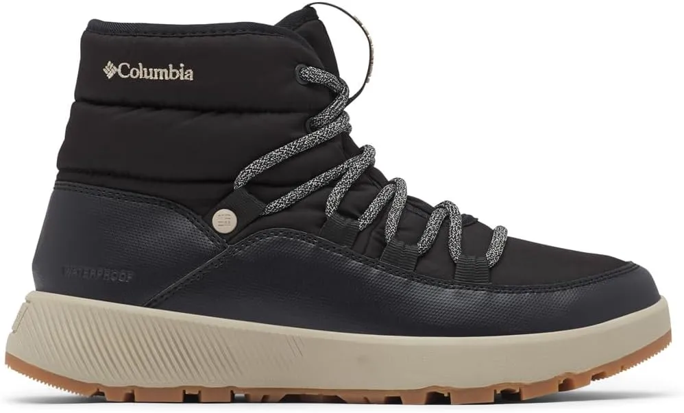 Columbia Women's Slopeside Village Omni-Heat Mid Wp Snow Boots, Black Silver Sage 2024, 6 Women
