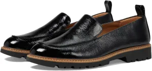 Comfortiva Lindee Black Crinkle Patent 8 M (B)