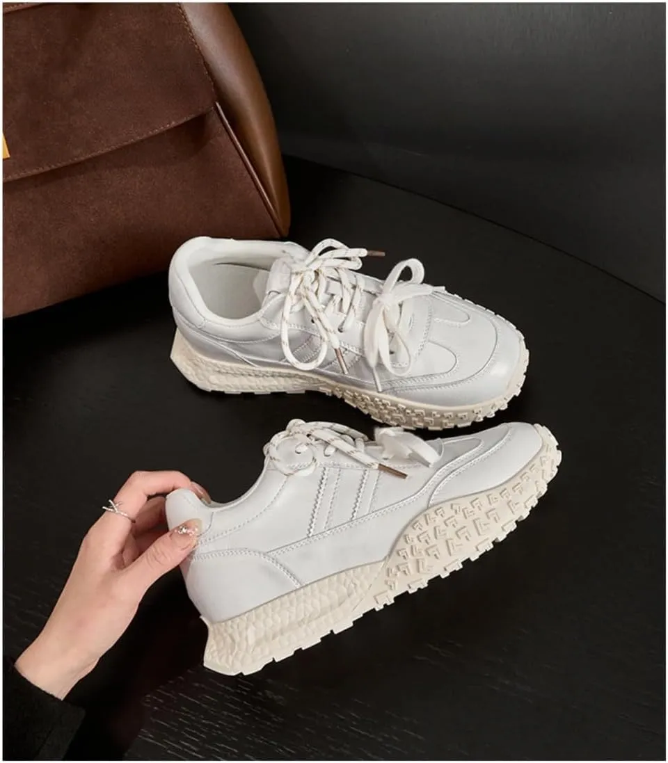 Conquette Shoes Dual Laces Kawaii Sneakers Y2K Casual Tennis Gym Fitness Outdoor Hiking Comfortable Chunky Platform for Women Trendy Preppy Back To School Gift for Girls Granddaughter Travel Outfits