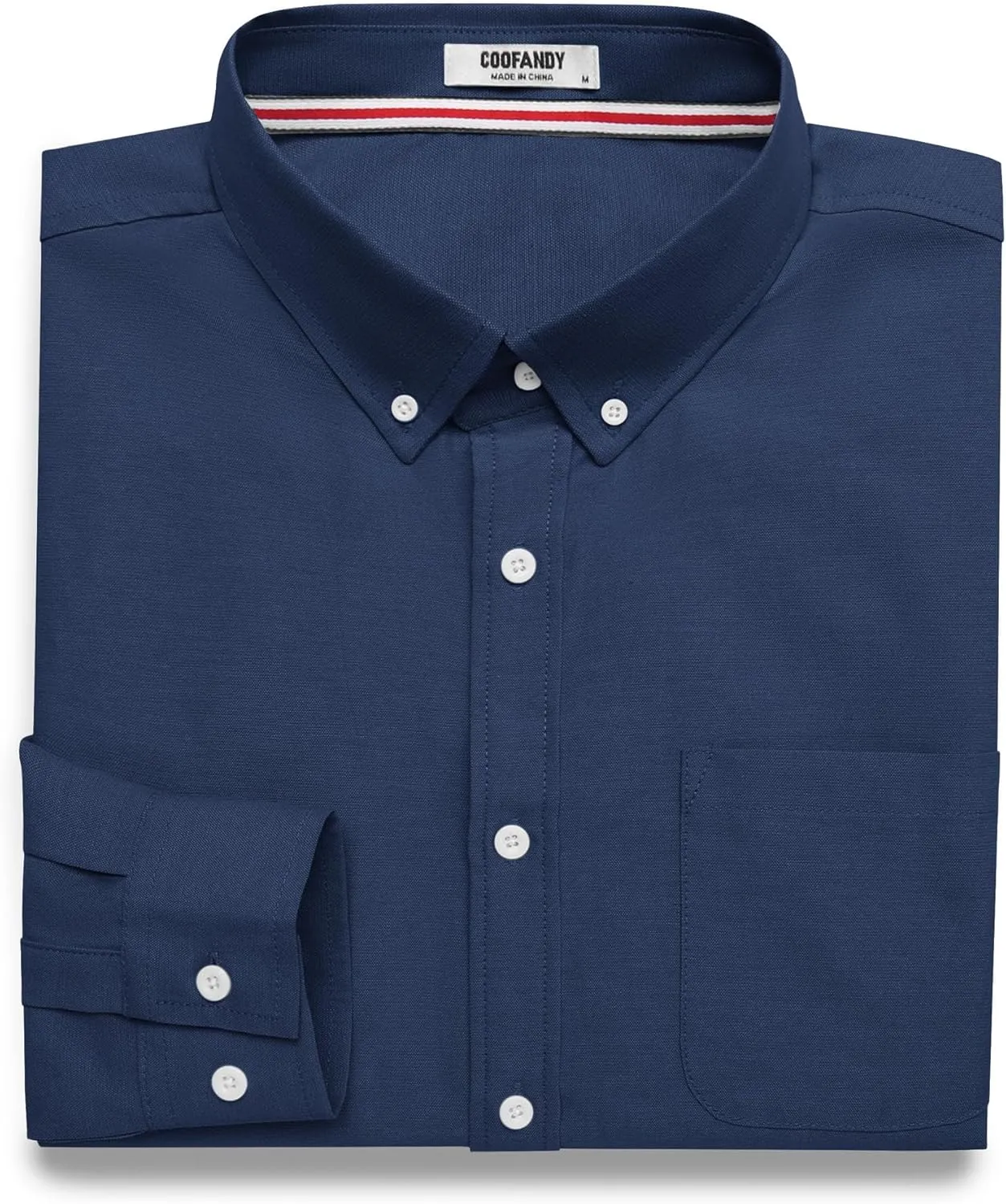 COOFANDY Mens Long Sleeve Button Down Shirt Casual Untucked Shirts for Men Oxford Dress Shirts