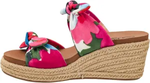 Corkys Footwear Women's Tie The Knot Wedge Sandal - 2.5 Inch Cushioned Wedge, Slip On Closure for Comfort & Style, Perfect for Casual & Dressy Outfits, All Day Wear