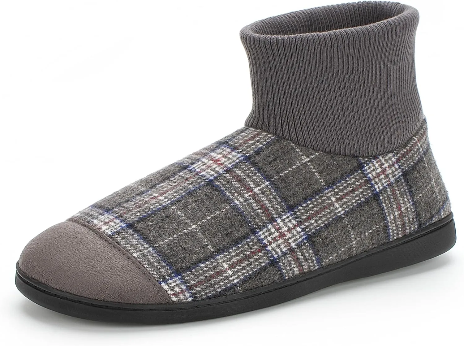 Cozylook Mens Slipper Socks Fleece Lined Non-slip Soles, Winter Soft Thick Cozy Home Boots, Warm Fuzzy House Shoes Indoor