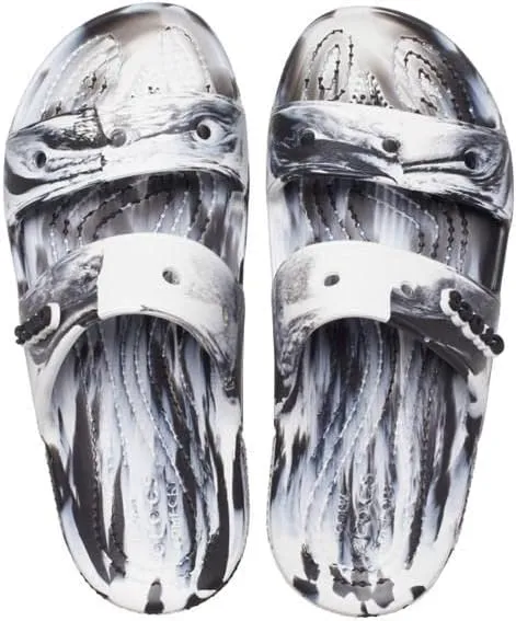 Crocs Unisex Classic Tie Dye Two-Strap Sandals Slide