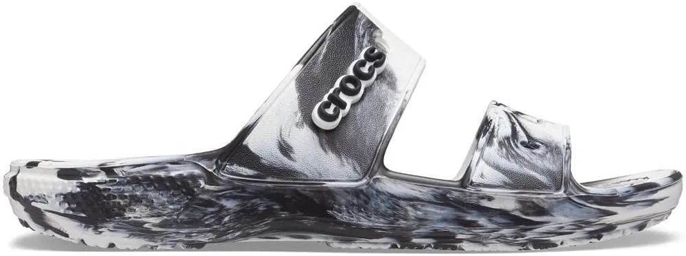 Crocs Unisex Classic Tie Dye Two-Strap Sandals Slide