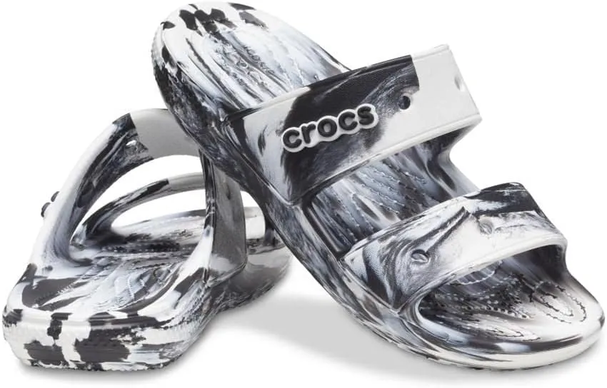 Crocs Unisex Classic Tie Dye Two-Strap Sandals Slide